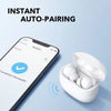 Anker Soundcore R100 True Wireless Earbuds 10mm Dynamic Drivers with BassUp Technology, Fast Charge, 25H Playtime, Bluetooth 5.0, IPX5 Waterproof, 2 Mics for Clear Calls, Secure Fit (White)