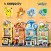 Keeppley Pokemon K20208 Squirtle Swim Equipment Shop QMAN Building Blocks Toy Set