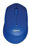 Logitech Mouse M331 SILENT PLUS Wireless Mouse Blue Color