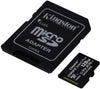 Kingston 128GB microSDXC Canvas Select Plus 100MB/s Read A1 Class 10 UHS-I Memory Card + Adapter (SDCS2/128GB)