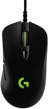 Logitech Mouse G403 Hero Wired Gaming Mouse, Hero 16K Sensor, 16000 DPI, RGB Backlit Keys, Adjustable Weights, 6 Programmable Buttons, On-Board Memory, Braided Cable, PC/Mac/Laptop - (Black)
