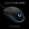 Logitech Mouse G Pro Hero Wired Gaming Mouse, 12000 DPI, RGB Lightning, Ultra Lightweight, 6 Programmable Buttons, On-Board Memory, Compatible with PC/Mac - Black