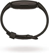 Fitbit Inspire 2 Health & Fitness Tracker, 24/7 Heart Rate, Black/Black, One Size (S & L Bands Included)