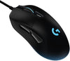 Logitech Mouse G403 Hero Wired Gaming Mouse, Hero 16K Sensor, 16000 DPI, RGB Backlit Keys, Adjustable Weights, 6 Programmable Buttons, On-Board Memory, Braided Cable, PC/Mac/Laptop - (Black)