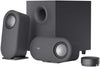 Logitech Speaker Z407 Bluetooth Computer Speakers with Subwoofer and Wireless Control, Immersive Sound, Premium Audio with Multiple Inputs, USB Speakers