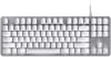 Razer Keyboard BlackWidow Lite Mercury - Silent Mechanical Gaming Keyboard (White) with White LED Backlighting for Enhanced Productivity - Orange Switches (Silent & Tactile) - US Layout