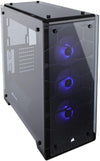 Corsair PC Case Crystal 570X RGB Mid-Tower Case, 3 RGB Fans, Tempered Glass - Black