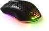 SteelSeries Mouse Aerox 3 Wireless 2022 - Super Light Gaming Mouse - 18,000 CPI TrueMove Air Optical Sensor - Ultra-Lightweight 68g Water Resistant Design - 200 Hour Battery Life – Onyx