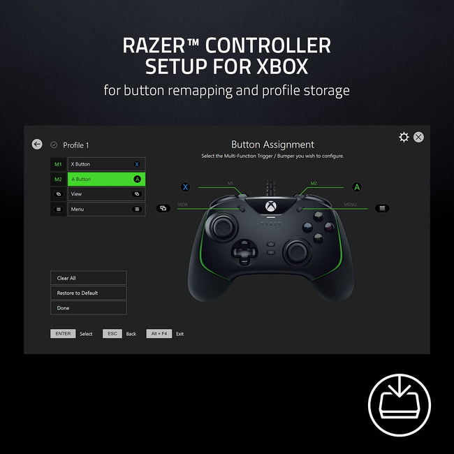 Razer Wolverine V2 Wired Gaming Controller for Xbox Series X|S, Xbox One,  PC: Remappable Front-Facing Buttons - Mecha-Tactile Action Buttons and  D-Pad