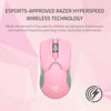 Razer Mouse Viper Ultimate Lightest Wireless Gaming Mouse & RGB Charging Dock: Hyperspeed Wireless Technology - 20K DPI Optical Sensor - 78g Lightweight - Optical Mouse Switch - 70 Hr Battery - Quartz Pink