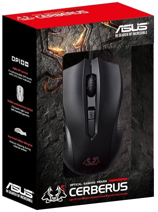 ASUS Cerberus Optical Gaming Mouse | Ambidextrous Controls for Left ...