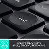 Logitech Keyboard MX Keys Advanced Illuminated Wireless Keyboard for Mac - Bluetooth/USB