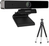 Ausdom Papalook PA920 2K Ultra HD Zoomable Webcam with Dual Microphone, Fixed Focus Web Camera with Tripod and Privacy Cover, 90° Wide-Angle View