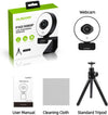 Ausdom AF660 StreamCam with Dual Microphones and Ring Light, USB Computer Auto Focus Web Camera, Stream Webcam 1080P 60fps
