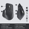 Logitech Mouse MX Master 3 Advanced Wireless Mouse, Ultrafast Scrolling, Ergonomic, 4000 DPI, Customization, USB-C, Bluetooth, USB, Apple Mac, Microsoft PC Windows, Linux, iPad - Graphite