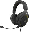 Corsair Headset HS60 Pro – 7.1 Virtual Surround Sound PC Gaming Headset w/USB DAC - Discord Certified – Works with PC, Xbox Series X, Xbox Series S, Xbox One, PS5, PS4, and Nintendo Switch – Yellow