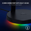 Razer Headset Base Station V2 Chroma: Chroma RGB Lighting - Non-Slip Rubber Base - Designed for Gaming Headsets - Classic Black, 4.73 x 4.73 x 11.03 inches