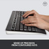 Logitech Keyboard K800 Wireless Illuminated Keyboard — Backlit Keyboard, Fast-Charging, Dropout-Free 2.4GHz Connection