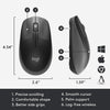 Logitech Mouse M190 Wireless Mouse Full Size Comfort Curve Design 1000Dpi - Charcoal
