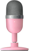 Razer Microphone Seiren Mini USB Streaming Microphone: Precise Supercardioid Pickup Pattern - Professional Recording Quality - Ultra-Compact Build - Heavy-Duty Tilting Stand - Shock Resistant - (Quartz Pink)