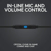 Logitech Earphones G333 Wired in Ear Earphones with Mic (Black)
