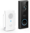EUFY Security, Battery Video Doorbell Kit, Wire-Free Doorbell, Free Wireless Chime, Wi-Fi Connectivity, 1080p-Grade Resolution, 120-day Battery, AI Detection, 2-Way Audio