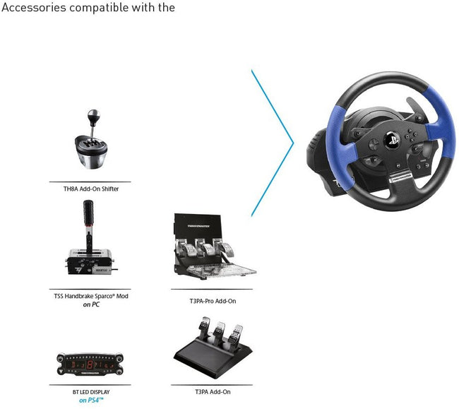 PRO – 4, T150 3 Playstation Wheel for Racing Playstation RS Thrustmaster