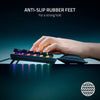Razer Keyboard Ergonomic Wrist Rest for Mini Keyboards: Plush Leatherette Memory Foam Cushion - Anti-Slip Rubber Feet