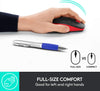 Logitech Mouse M190 Wireless Mouse Full Size Comfort Curve Design 1000Dpi - Red