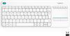 Logitech Keyboard K400 Plus Wireless Touch Keyboard with Built-In Touchpad for Internet-Connected TVs, Windows PC (White)