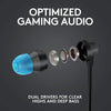 Logitech Earphones G333 Wired in Ear Earphones with Mic (Black)