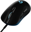 Logitech Mouse G403 Hero Wired Gaming Mouse, Hero 16K Sensor, 16000 DPI, RGB Backlit Keys, Adjustable Weights, 6 Programmable Buttons, On-Board Memory, Braided Cable, PC/Mac/Laptop - (Black)