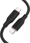 Anker PowerLine III Flow USB-C To USB-C Cable 100W 6ft - Black