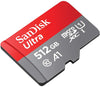 SanDisk 512GB Ultra Micro SD Card (SDXC) UHS-I A1 - 100MB/s Class 10