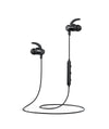 Anker SoundBuds Slim Wireless Headphones Bluetooth 4.1 Lightweight Stereo IPX5 Earbuds with Magnetic Connection NANO Coating Sweatproof Sports Headset with Metallic Housing Built-in Mic (Black)