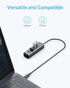 Anker USB C Hub, Aluminum USB C Adapter with 4 USB 3.0 Ports, for MacBook Pro