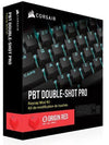 Corsair Keycap PBT Double-Shot PRO Keycap Mod Kit – Double-Shot PBT Keycaps – Standard Bottom Row – Textured Surface - (Origin Red)