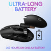 Logitech Mouse G304 Lightspeed Wireless Gaming Mouse, Hero Sensor, 12,000 DPI, Lightweight, 6 Programmable Buttons, 250h Battery Life, On-Board Memory - (White)