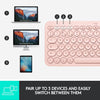 Logitech Keyboard K380 Wireless Multi-Device for Mac, Bluetooth, Compact Space-Saving Design - (Rose)