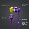 Logitech Earphones G333 Wired in Ear Earphones with Mic (Purple)