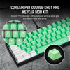 Corsair Keycap PBT Double-Shot PRO Keycap Mod Kit – Double-Shot PBT Keycaps – Standard Bottom Row – Textured Surface - (Mint Green)