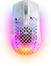 SteelSeries Mouse Aerox 3 Wireless 2022 - Super Light Gaming Mouse - 18,000 CPI TrueMove Air Optical Sensor - Ultra-Lightweight 68g Water Resistant Design - 200 Hour Battery Life – Ghost