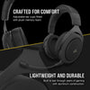 Corsair Headset HS70 Pro Wireless Gaming Headset - 7.1 Surround Sound Headphones for PC, PS5, and PS4 - Discord Certified - 50mm Drivers (Black)