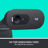 Logitech Webcam C505 720p HD webcam with long-range mic