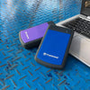 Transcend 4TB StoreJet USB 3.1 M3 External Hard Drive (TS4TSJ25H4P) - Blue