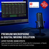 Elgato Wave 3 Premium USB Condenser Microphone and Digital Mixer for Streaming, Recording, Podcasting - Clipguard, Capacitive Mute, Plug & Play for PC / Mac