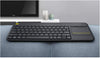 Logitech Keyboard K400 Plus Wireless Touch Keyboard with Built-In Touchpad for Internet-Connected TVs, Windows PC (Black)