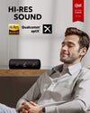 Anker Soundcore Motion+ Bluetooth Speaker with Hi-Res 30W Audio, BassUp, Wireless Speaker, App, Custom EQ, 12H Playtime, Waterproof, USB-C (Black)