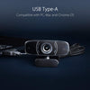 ASUS Webcam C3 1080p HD USB Camera - Beamforming Microphone, Tilt-Adjustable, 360 Degree Rotation, Wide Field of View
