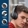 Anker Soundcore Life Q10 Wireless Bluetooth Headphones, Over Ear, Foldable, Hi-Res Certified Sound, 60-Hour Playtime, Fast USB-C Charging, Deep Bass (Black)
